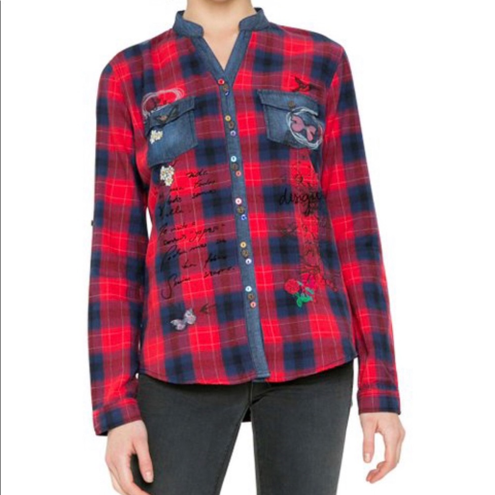 Desigual button-up top